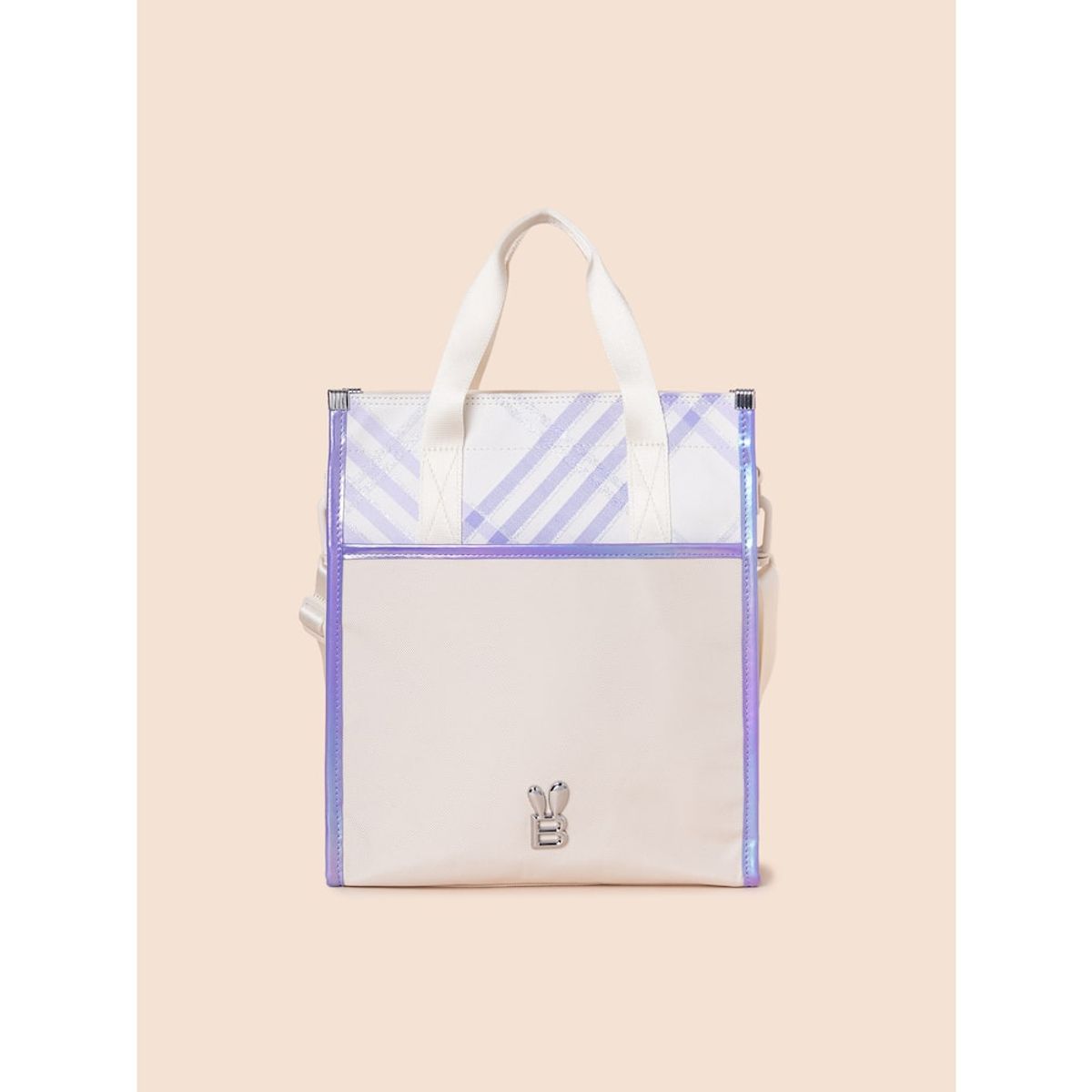 빈폴 키즈(BEANPOLE KIDS) 코어 체크 보조가방  아이보리 (BI51D4G110)