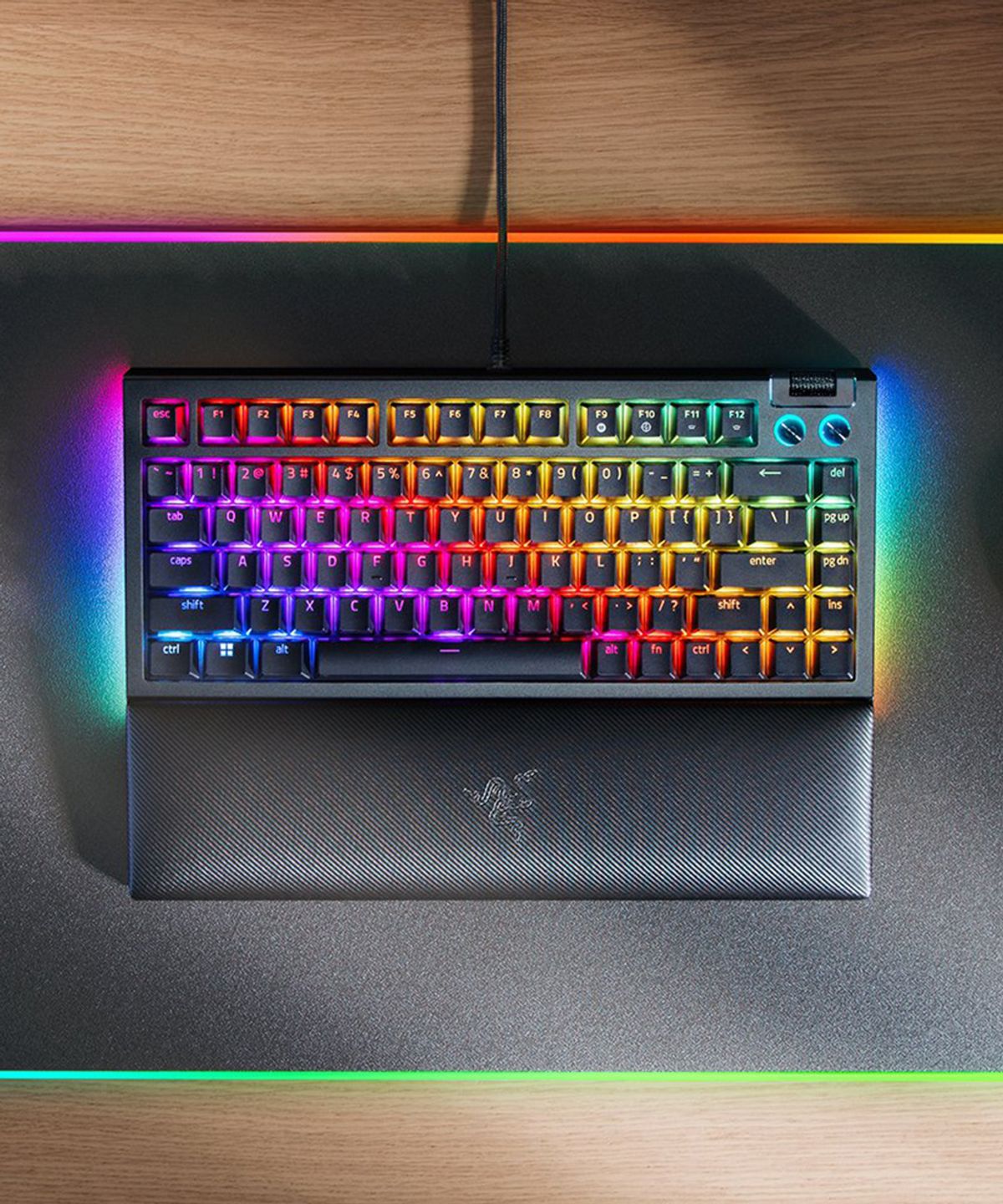 레이저(RAZER) BlackWidow V4 75% KR 커스텀 게이밍 키보드