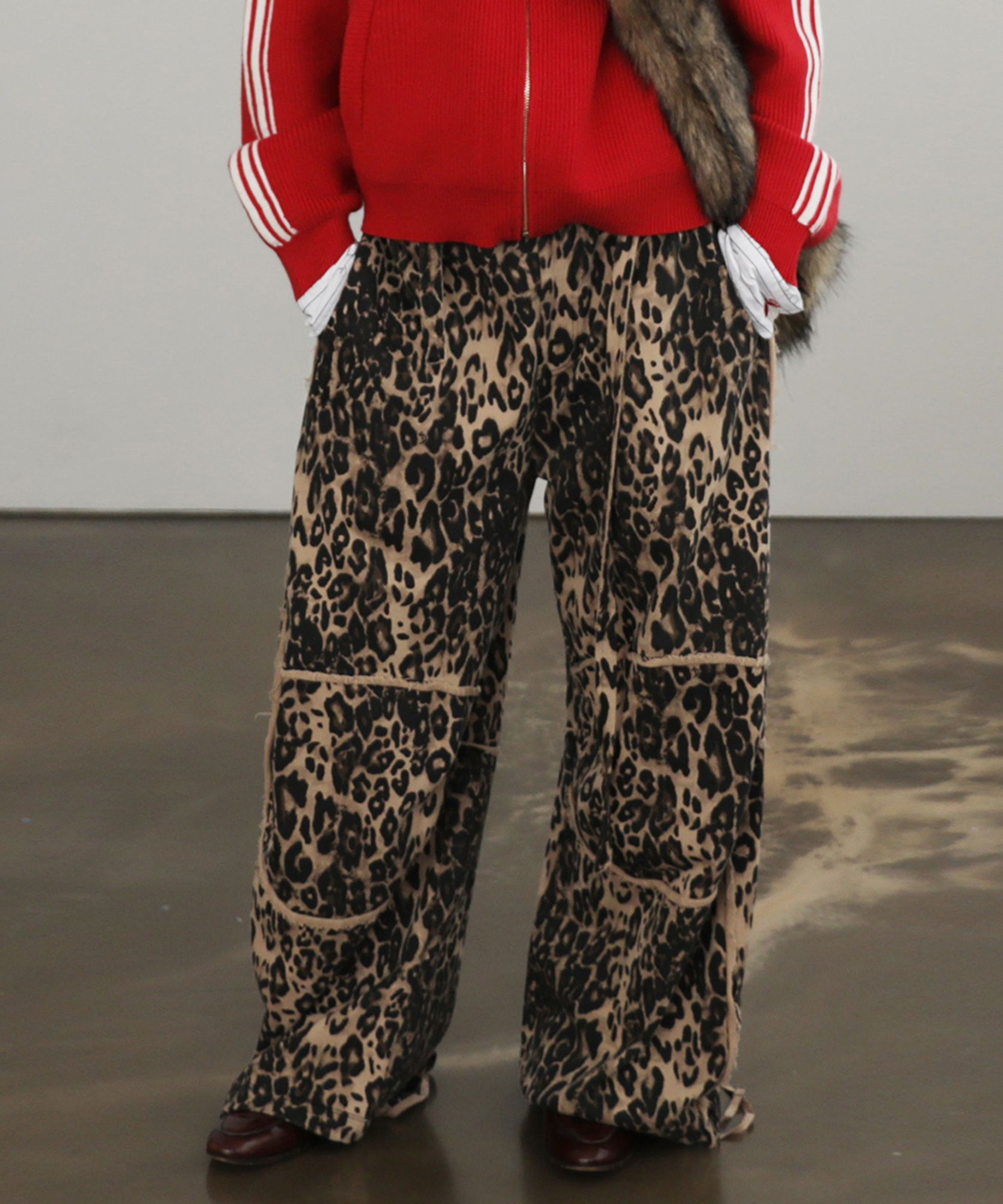 ★BADBLOOD ★LOW EDGE CONVEX JOGGER MUSINSA | BADBLOOD Low Edge Convex Jogger - Leopard