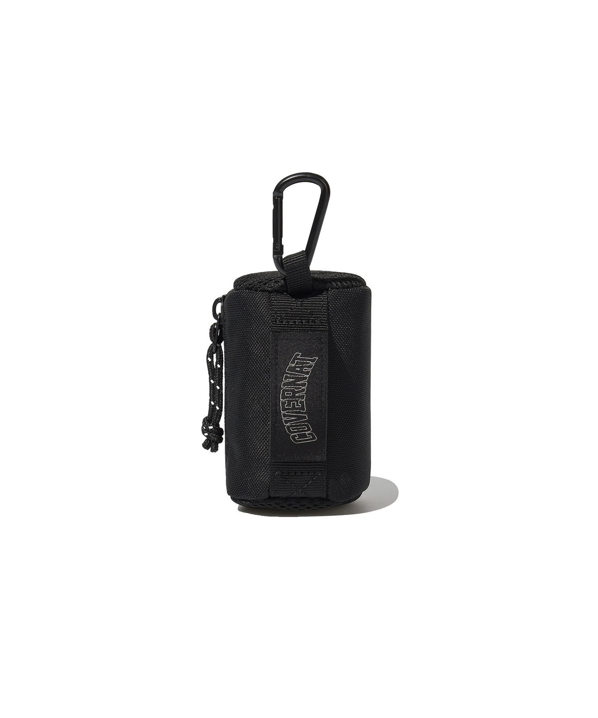 커버낫(COVERNAT) 아치 로고 웨빙 실린더 파우치 키링 Black