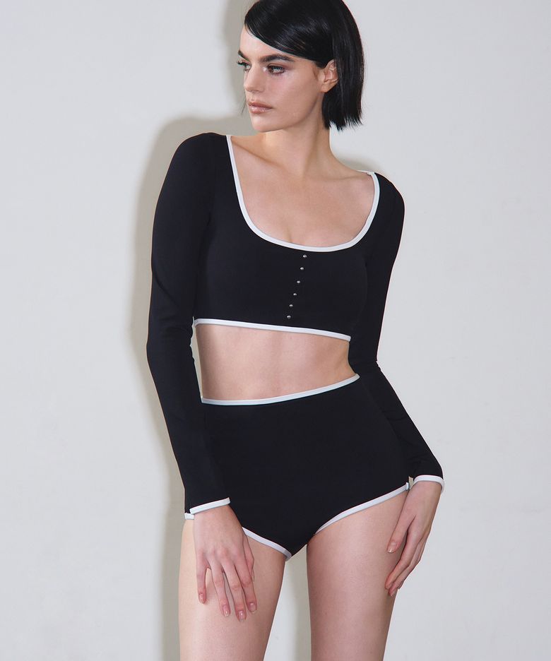 볼 라인 클래식 비키니브라 (Black)