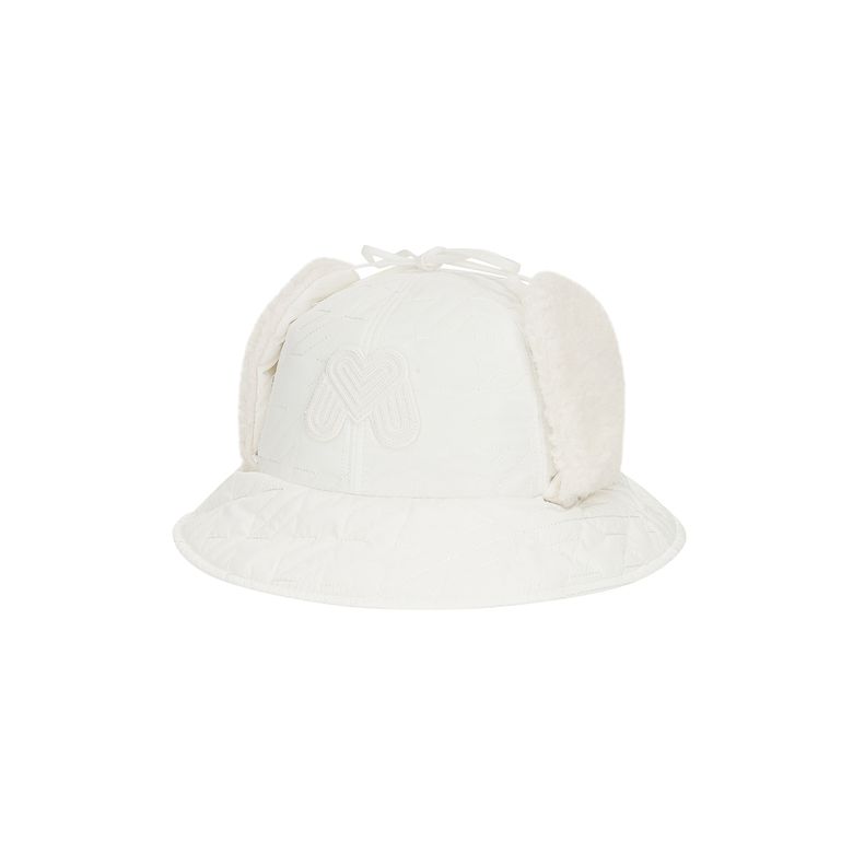 Padded Warmer Bucket Hat_WHITE