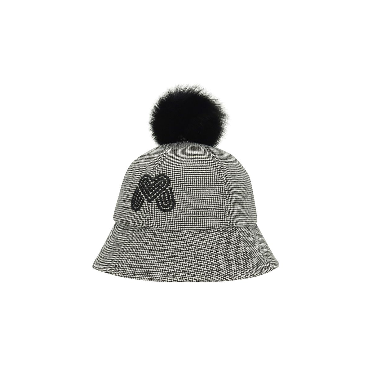 마틴골프(MARTINE GOLF) Wool Symbol Bucket Hat_BLACK