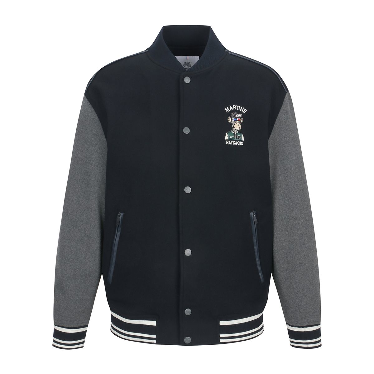 마틴골프(MARTINE GOLF) BAYC Uni Bomber Jumper_NAVY (Men)