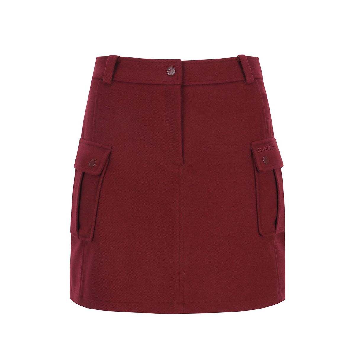 마틴골프(MARTINE GOLF) Out Pocket A Line Culotte_BURGUNDY