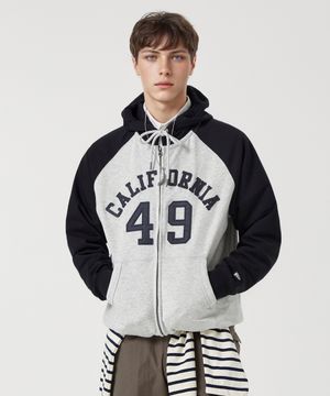 Signature Patch Hood Zipup(Colorblock)/ WHMZG1112U