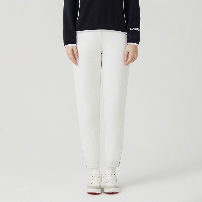 Banding Thin Down Jogger Pants_OFF-WHITE