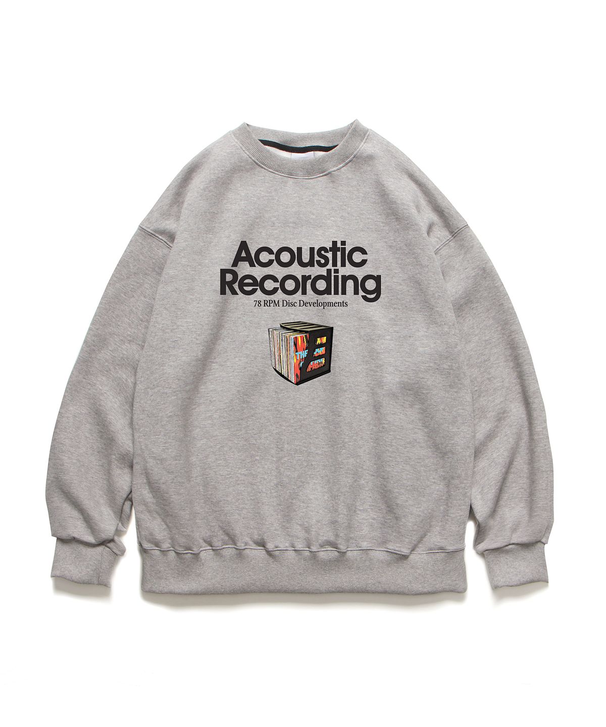 앱놀머씽(ABNORMALTHING) 어쿠스틱 크루넥 그레이 (ACOUSTIC CREWNECK GREY)