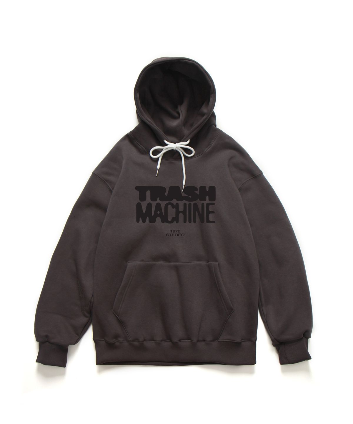 앱놀머씽(ABNORMALTHING) TS 그런지 후드 다크그레이 (TS GRUNGE HOOD DARK GREY)