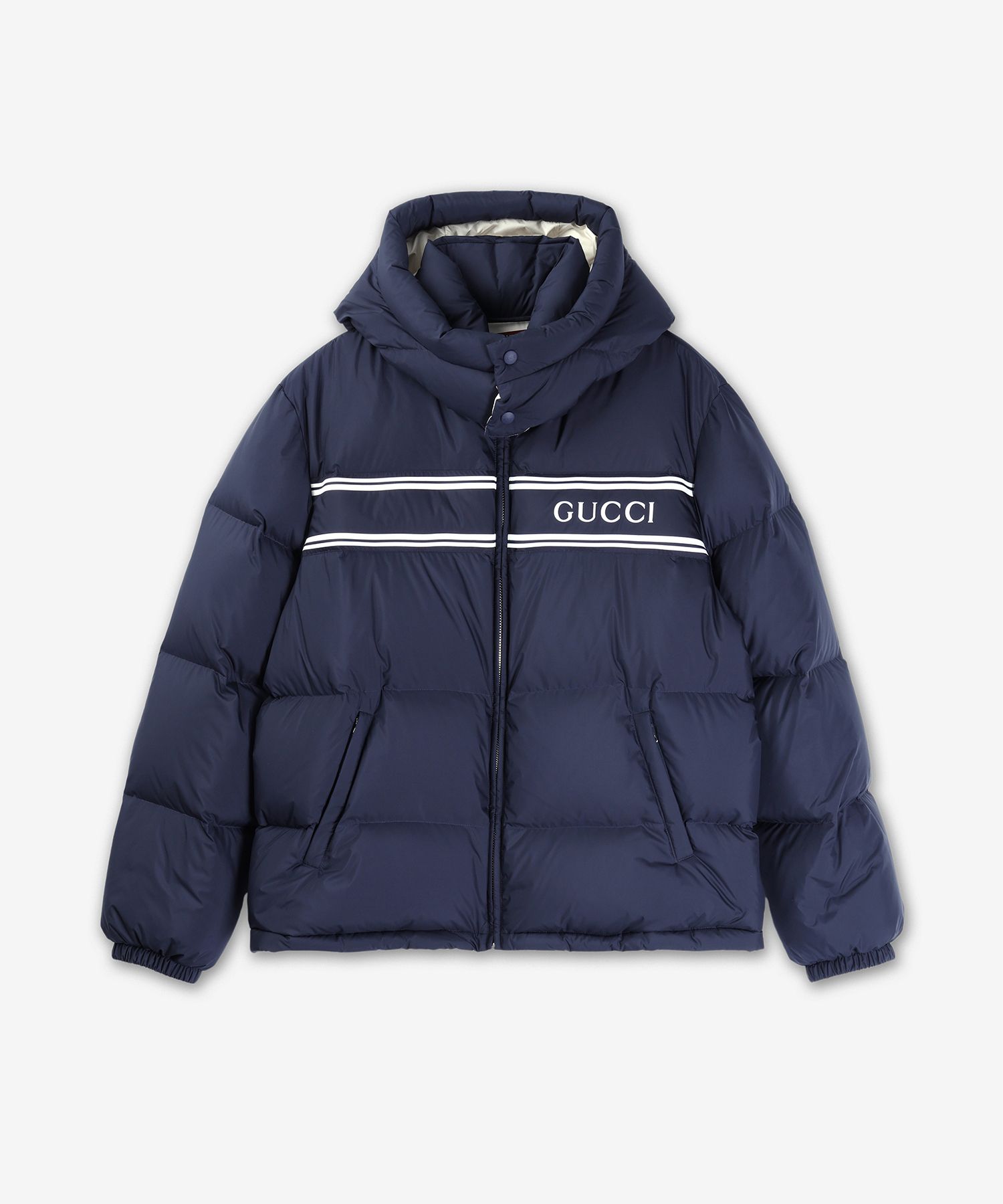 MUSINSA公式 | GUCCI ナイロンプファージャケット - ネイビー