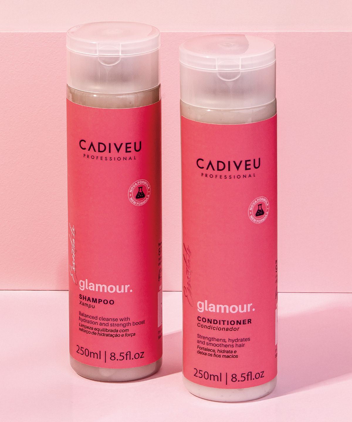 카디뷰(CADIVEU) 글래머 샴푸&컨디셔너 세트 (500ml)