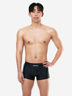 맨 에센셜 2부 재머 수영복 블랙 (B5SMSMS104BLK)