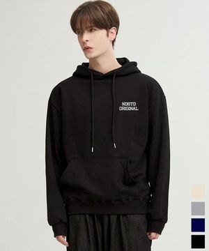 NDST 레터링 오버핏 후드티 쭈리
