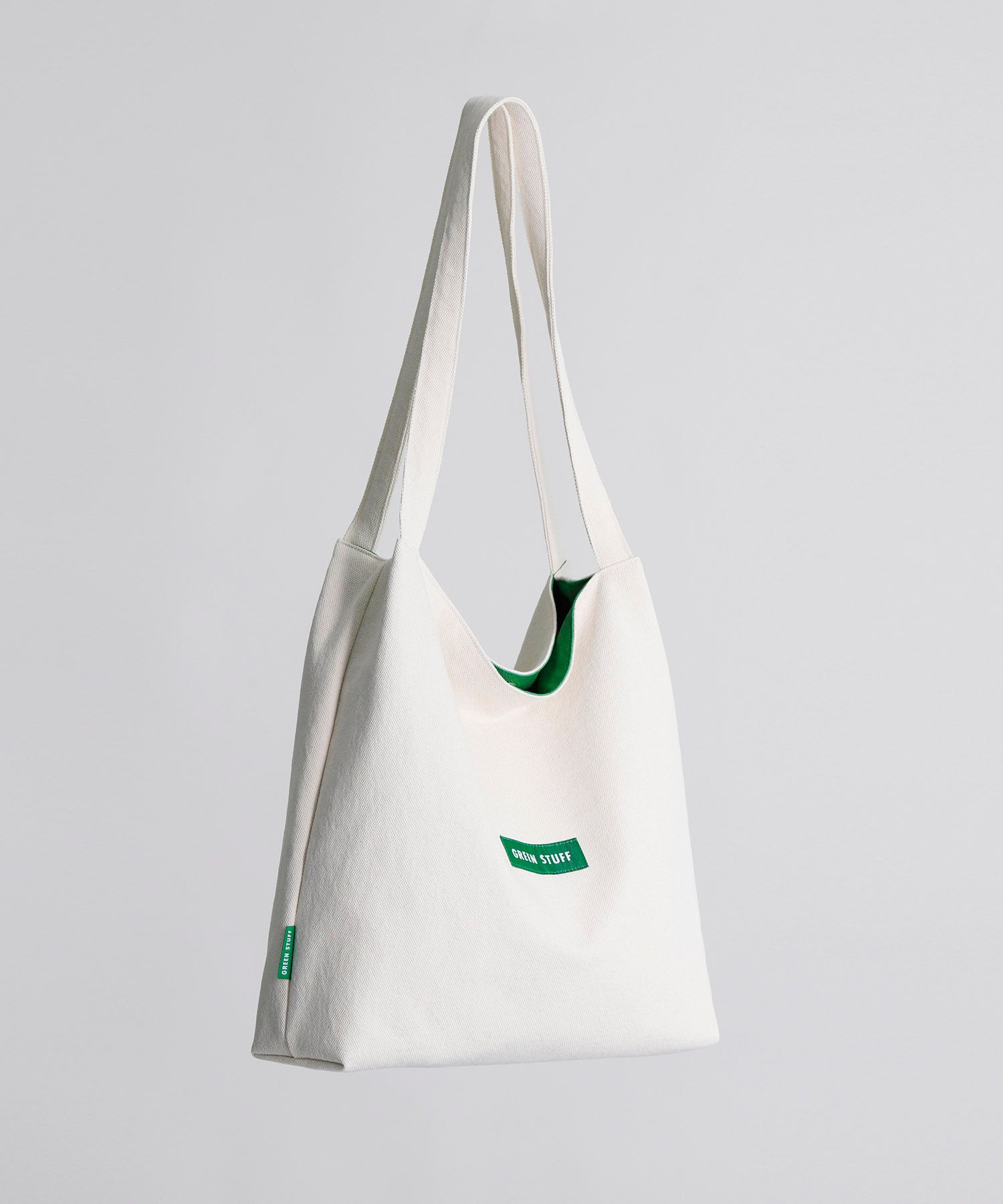 ショルダーバッグ・ポシェット GREEN STUFF Boxy shopper bag 53 ribbed corduroy ivory short MUSINSA | GREEN STUFF Indifferently boxy shopper bag 53
