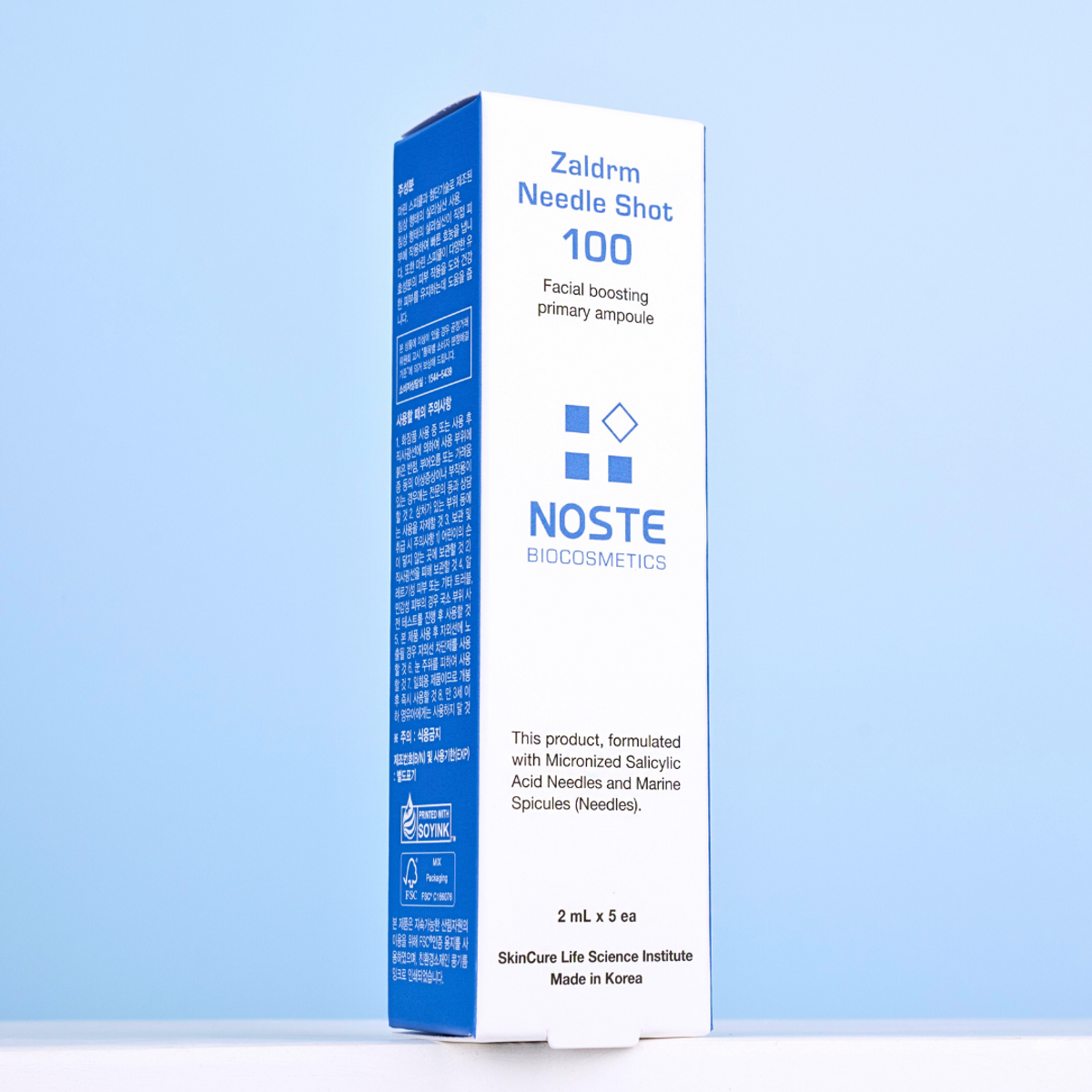 노스테(NOSTE) 잘드름 N샷 100 (스피큘 스킨 부스터 앰플/2ml*5ea)