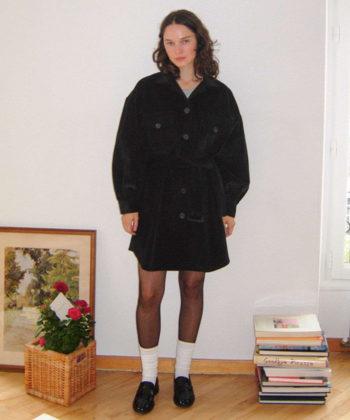 하케쉬(HACKESCH) 2Way Corduroy Dress_Black
