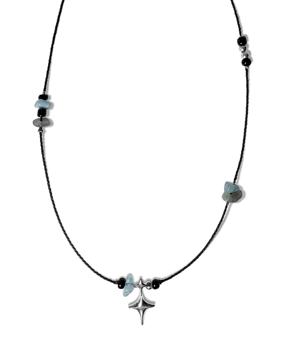이스트아르고(EASTARGO) DOUBLE STING STONE NECKLACE