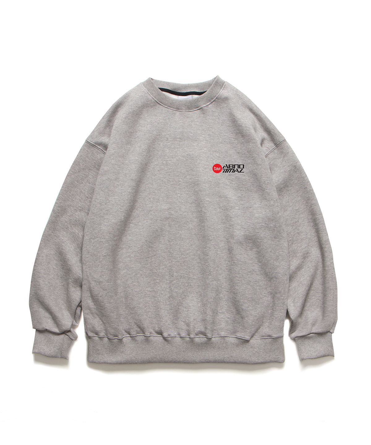앱놀머씽(ABNORMALTHING) RS 베이직 미니 크루넥 그레이 (RS BASIC MINI CREWNECK GREY)