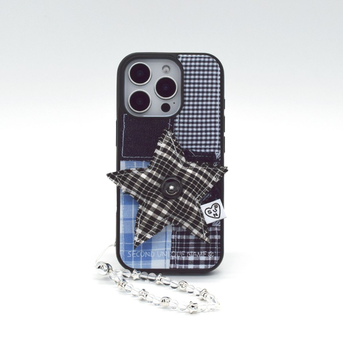 세컨드유니크네임(SECOND UNIQUE NAME) SUN CASE STAR PATCH BLACK