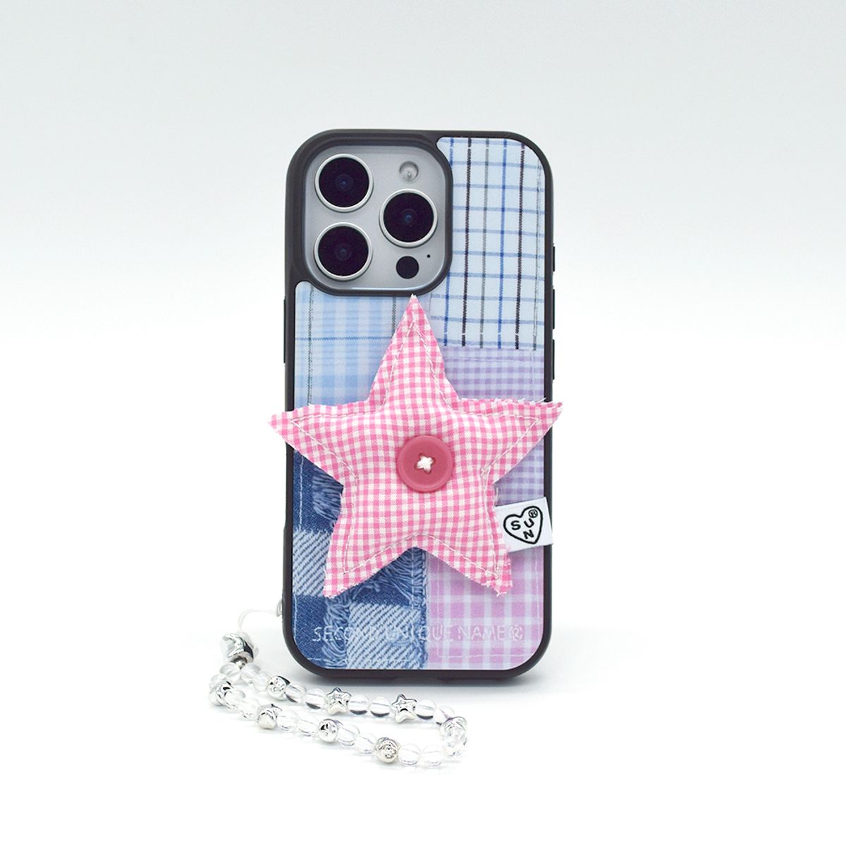 세컨드유니크네임(SECOND UNIQUE NAME) SUN CASE STAR PATCH PINK
