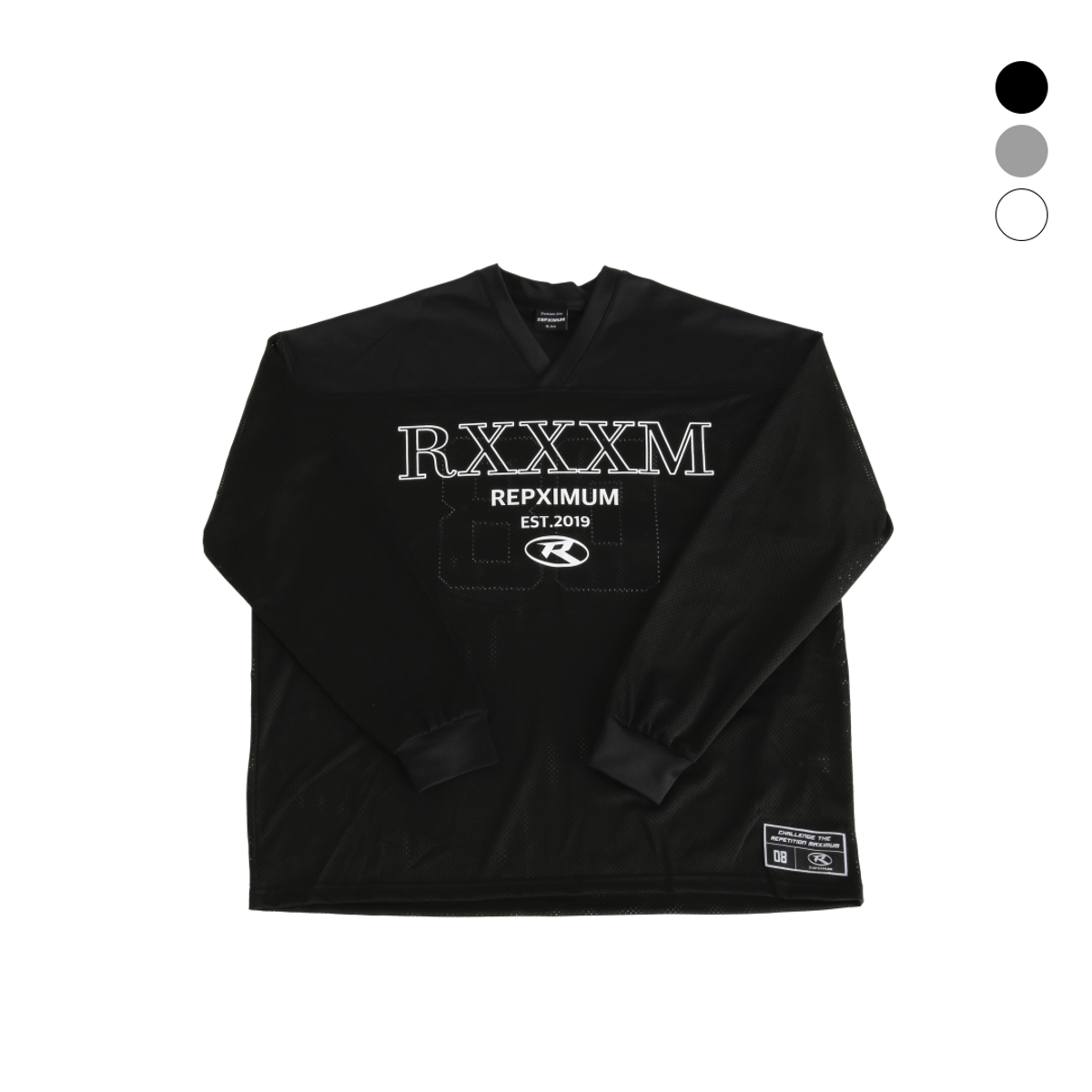 렙시멈(REPXIMUM) RXXXM 메쉬 오버핏 럭비 롱슬리브 (3Colors)