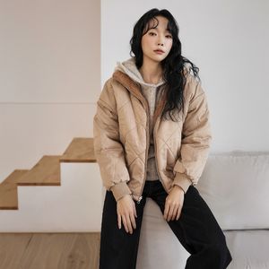 플리스 리버시블 집업 패딩 점퍼