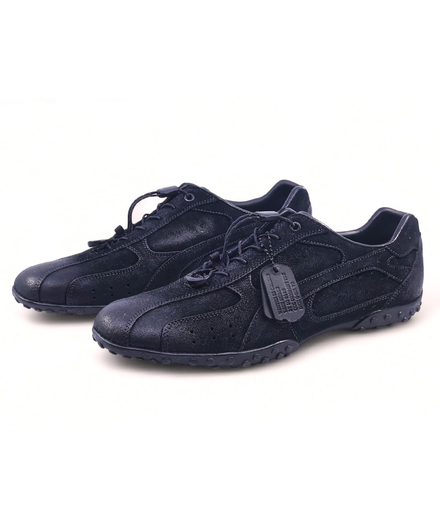 MUSINSA公式 | YASE Spider Wax Wash Sneakers Black