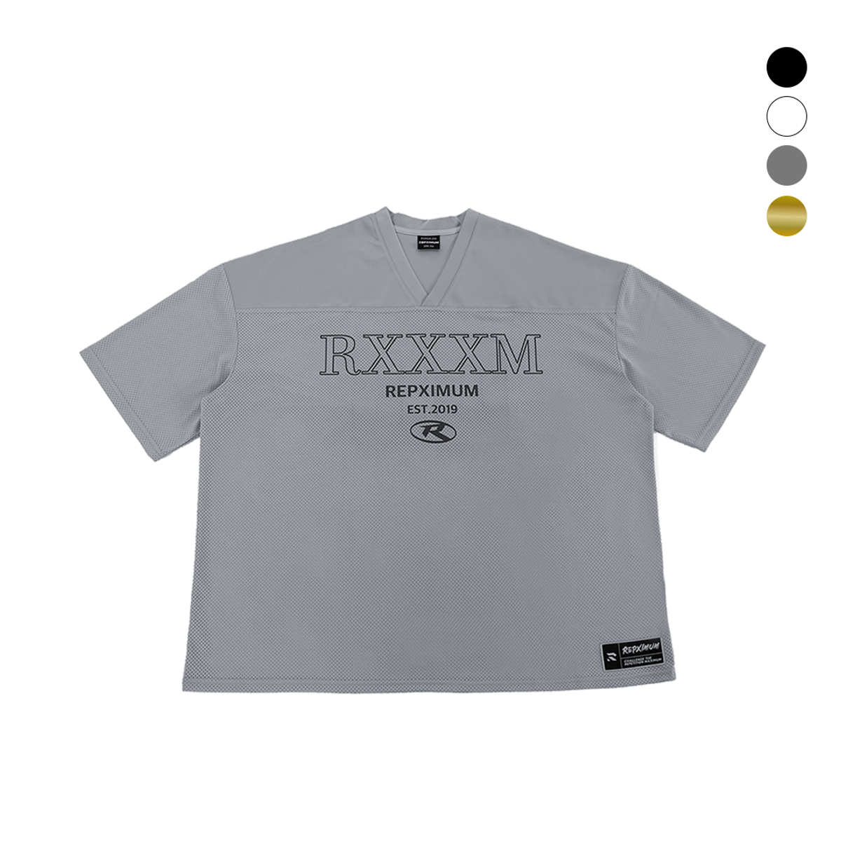 렙시멈(REPXIMUM) RXXXM 쿨 메쉬 오버핏 럭비져지 (4Colors)