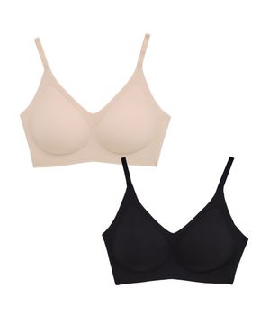 [2PACK] 나일론골지 패드고정형 후크형 브라