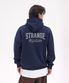 스트레인지 익스피어런스 오버핏 와이드 숄더 후디_네이비