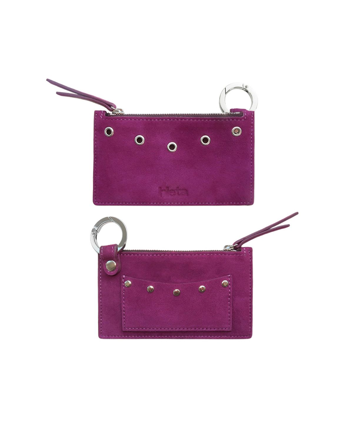 히에타(HIETA) Bella card wallet / Grape