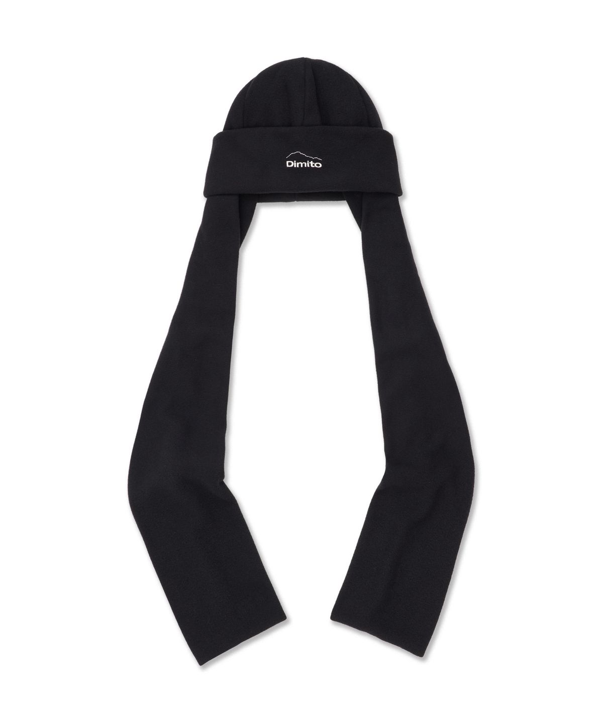 디미토(DIMITO) MUFF FLEECE BEANIE P-WORK BLACK
