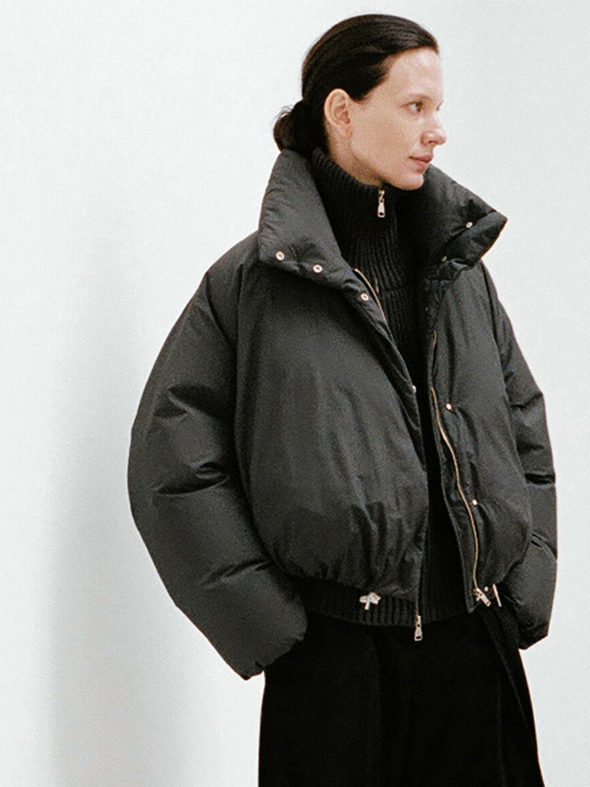 레이스(RRACE) Puffer Down Jumper_Charcoal