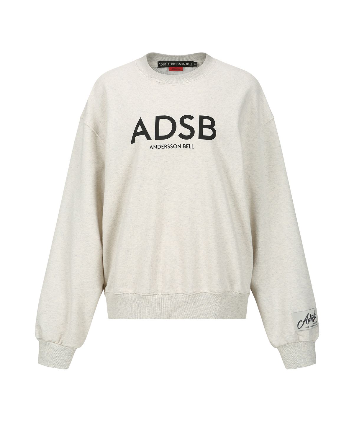 앤더슨벨(ADSB ANDERSSON BELL) ADSB 빅 로고 스웻셔츠 atb1302w(OATMEAL)