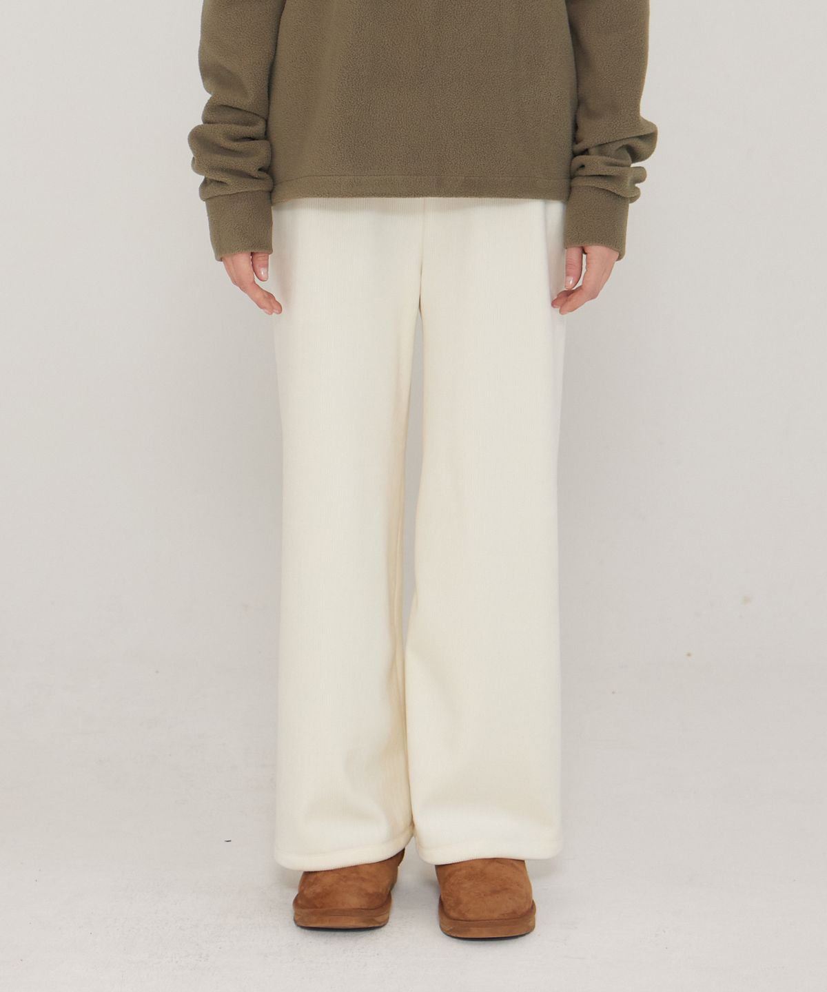 디어스토커(DEARSTALKER) D. BASIC VELOUR WIDE PANTS - 4 COLOR