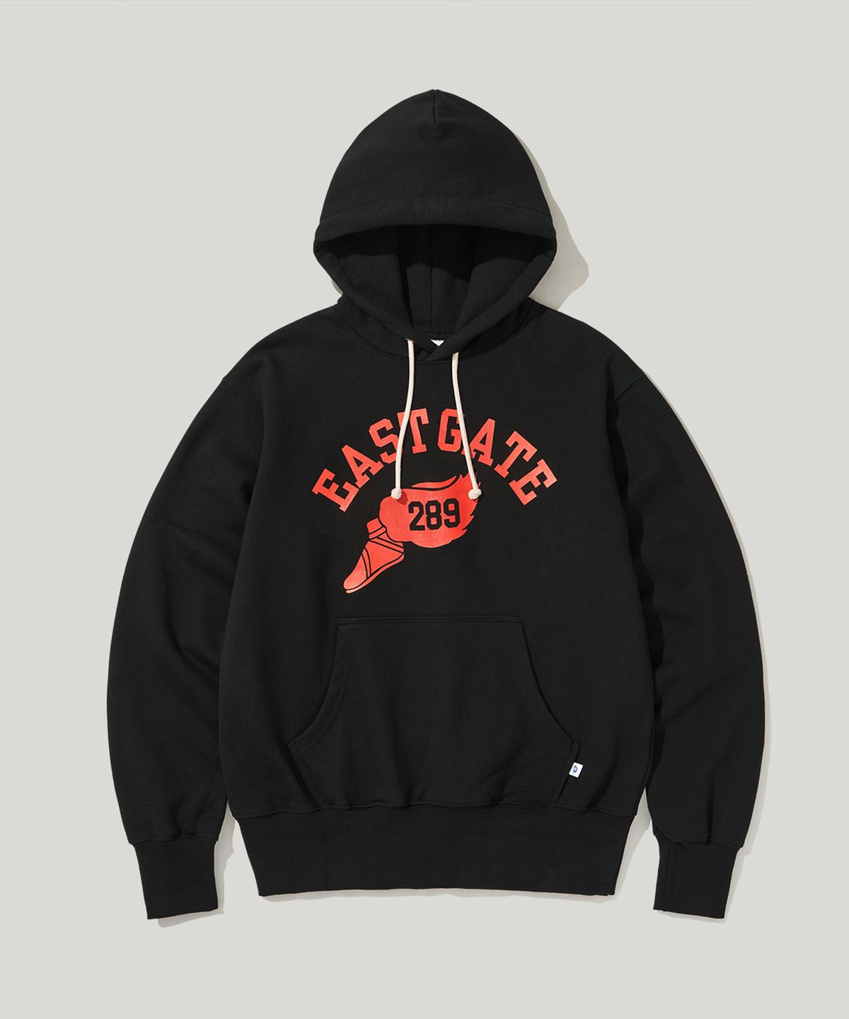 이스트코(EASTCO) WINGED FOOT HW HOODIE BLACK