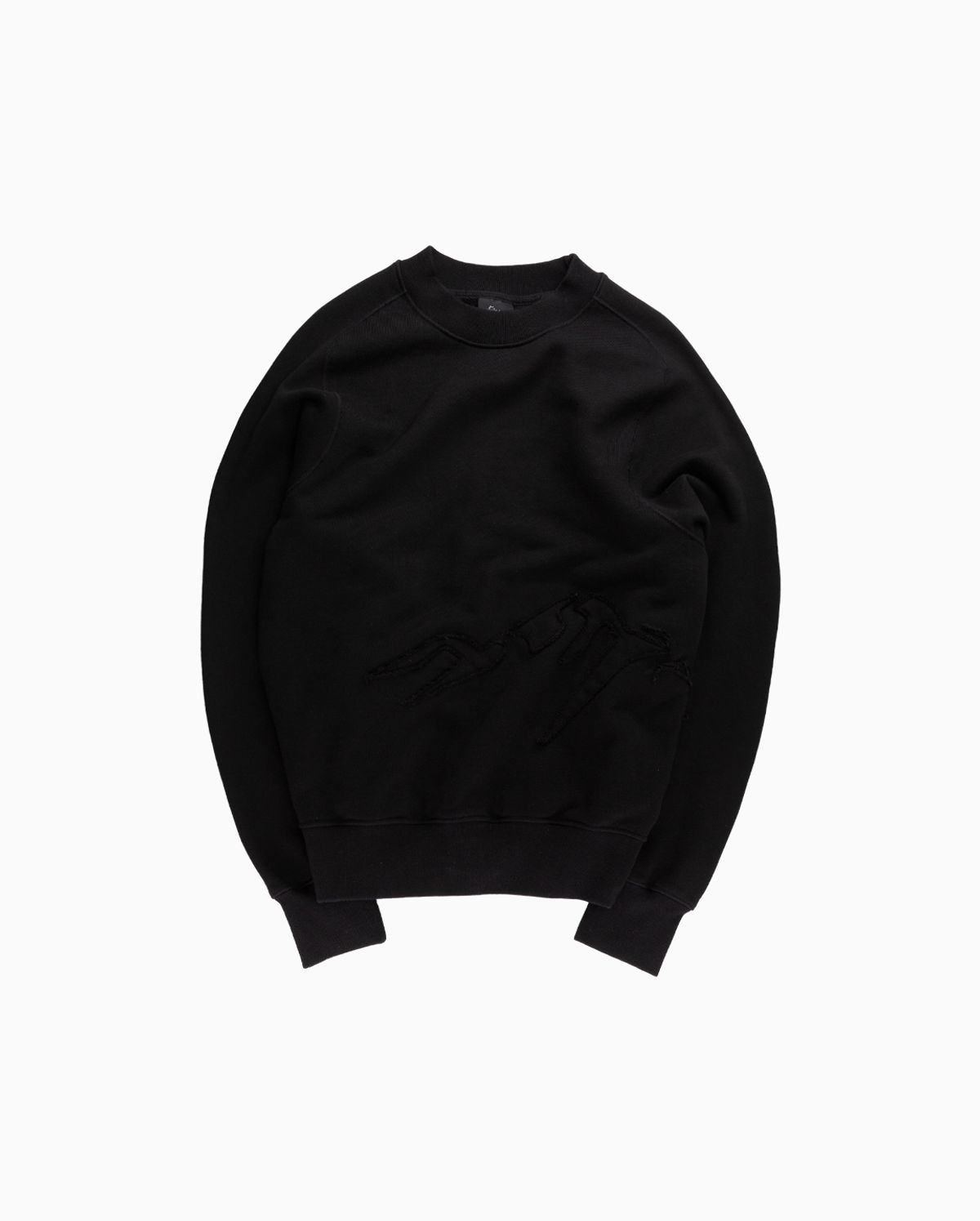 콜드웜(COLDWARM) Applique Logo Sweat Shirt (Black Color) -Women-