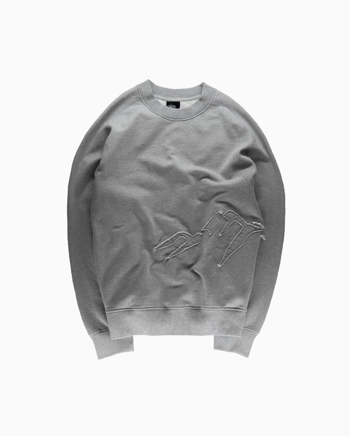 콜드웜(COLDWARM) Applique Logo Sweat Shirt (Grey Color)