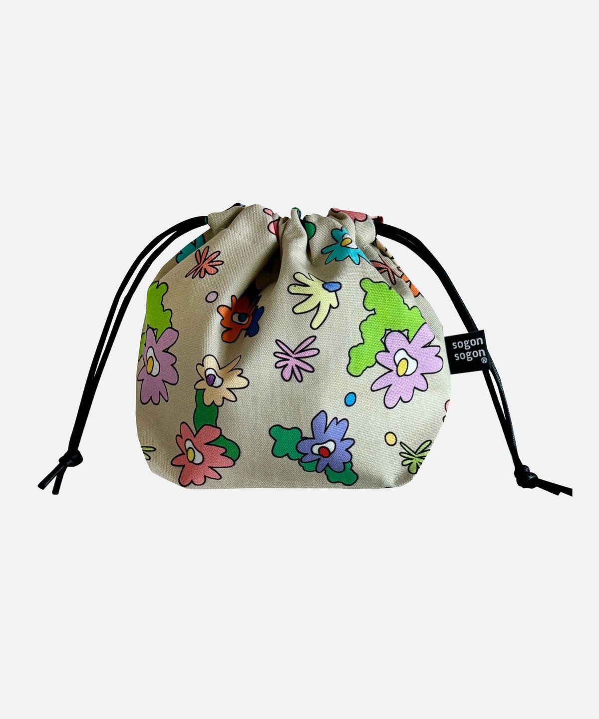 소곤소곤(SOGONSOGON) flower graden string pouch w