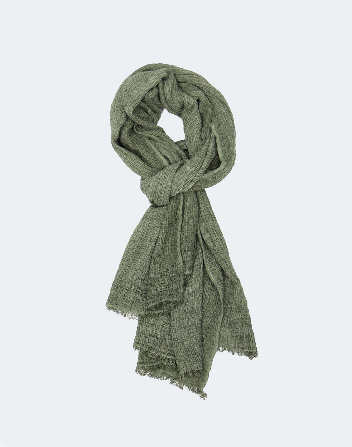 이카룩(IKALOOK) 솔리드 코튼 소프트 캐주얼 머플러 MU103