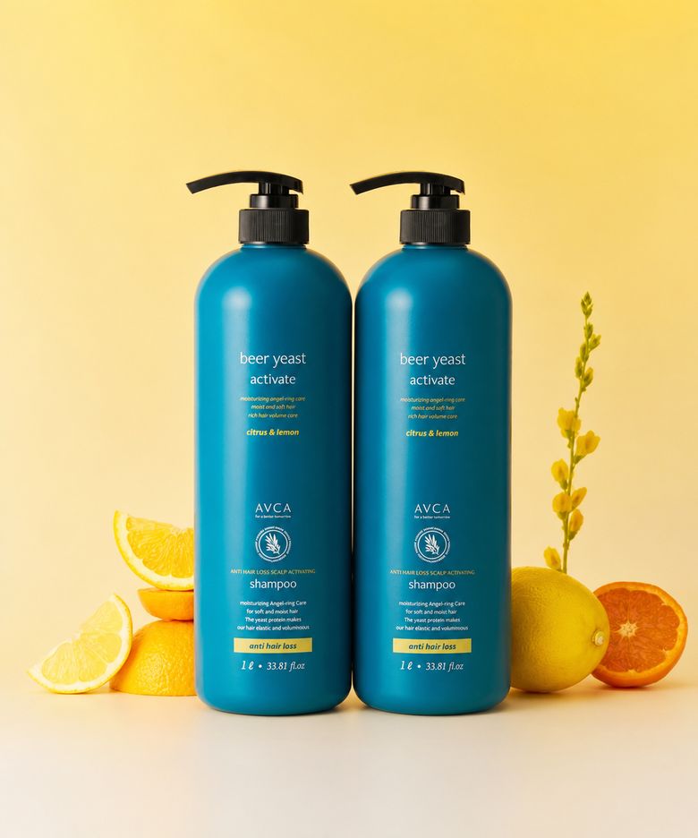 맥주효모 두피케어 탈모증상완화 샴푸 시트러스앤레몬향 1000ml 2개