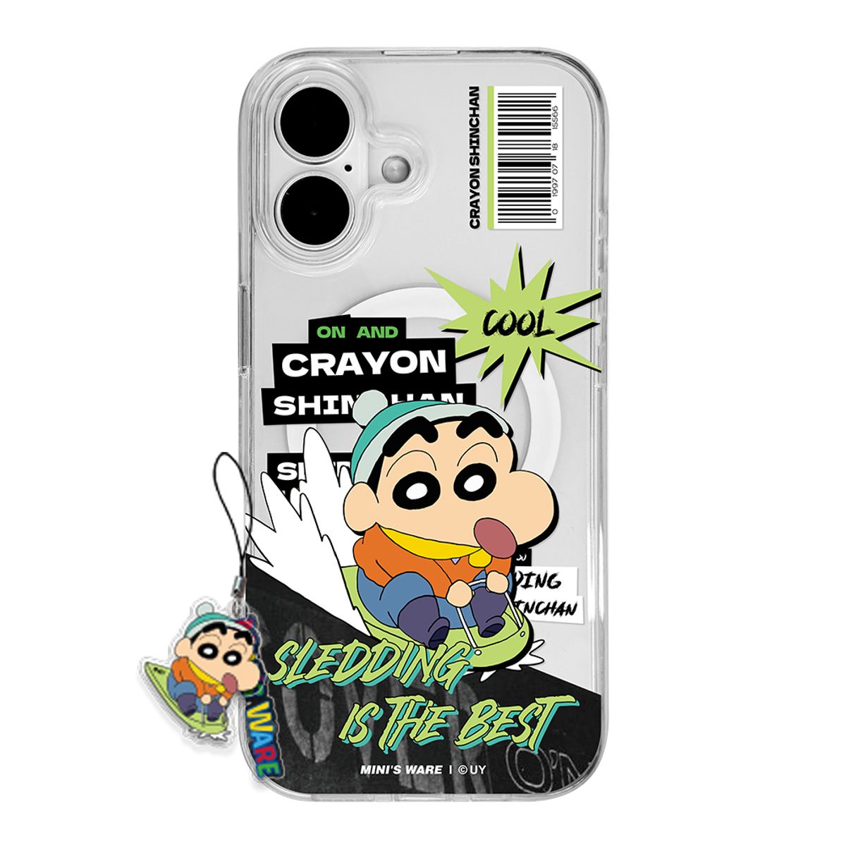 미니스웨어(MINI'S WARE) [갤럭시S25추가] Crayon Shin-Chan Winter Magsafe Case_Sled
