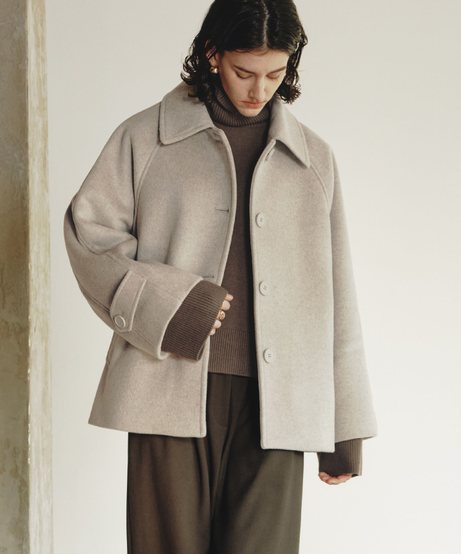 MUSINSA公式 | ZERO STREET [6カラー] ルゼロカシミヤハーフコート