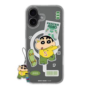 [아이폰17추가] Crayon Shin-Chan Play Magsafe Case_Green