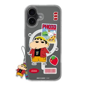 [아이폰17추가] Crayon Shin-Chan Play Magsafe Case_Red