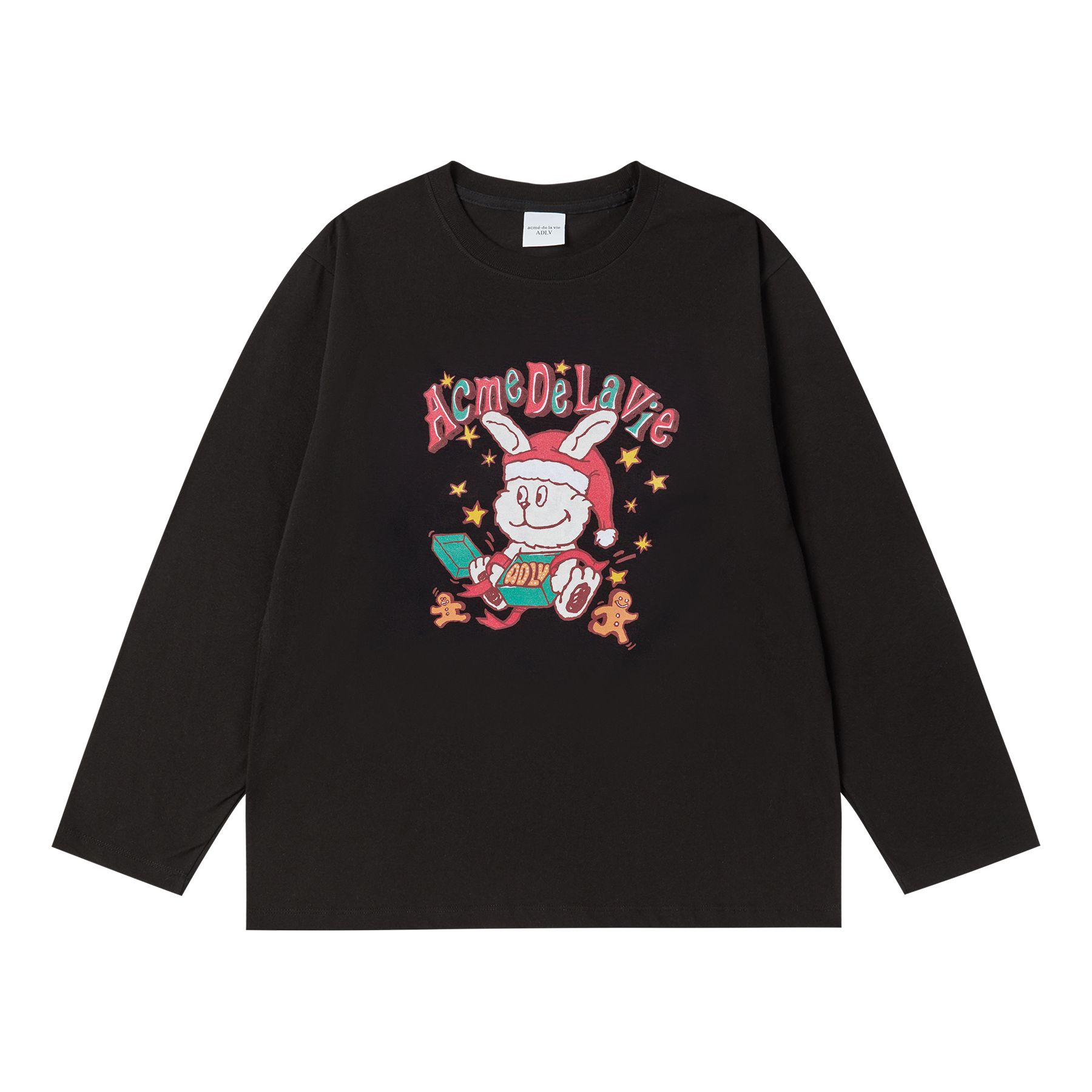 アクメドラビ★SANTA RABBIT PRESENT LONG SLEEVE T-SHIRT_2色 MUSINSA | acmé de la vie SANTA RABBIT PRESENT LONG SLEEVE T