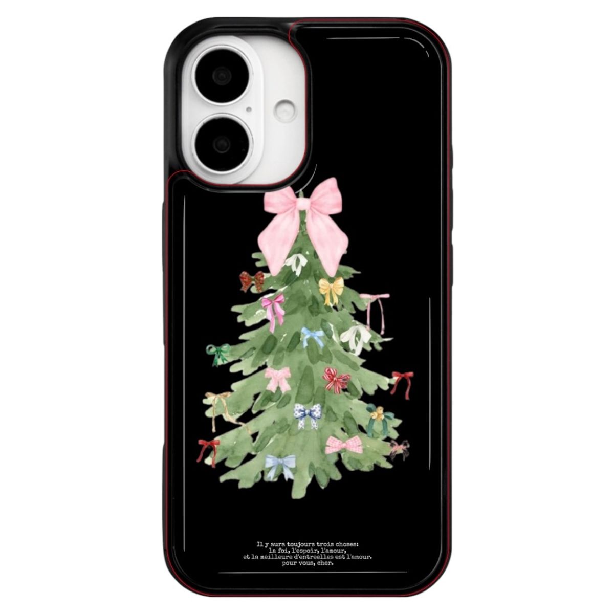 디어마이뮤즈(DEARMYMUSE) (epoxy) black christmas tree 에폭시 아이폰 갤럭시 케이스