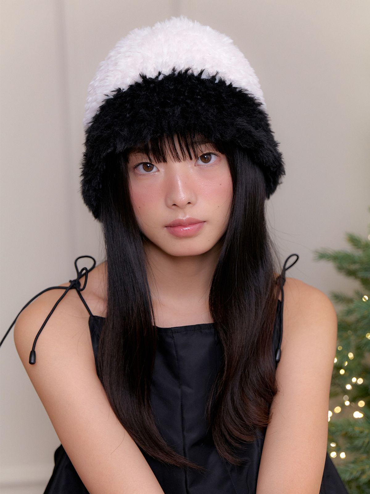 오블라(OVLA) Butter angel two tone bucket hat HA032