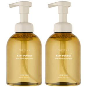 네이티브 딥모이스춰 포밍 핸드워시 베이비파우더 500ml 2개