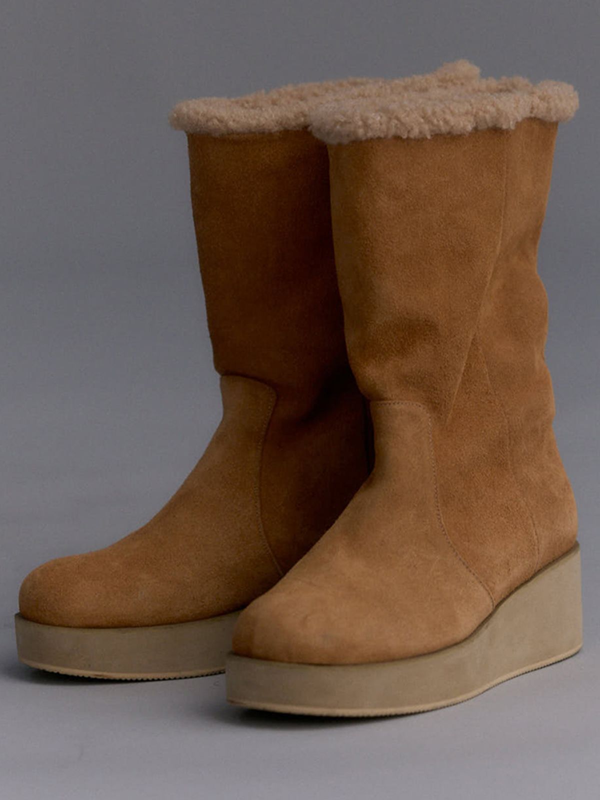 러브어스유(LOVEUSU) Mild Ugg Boots (Camel)